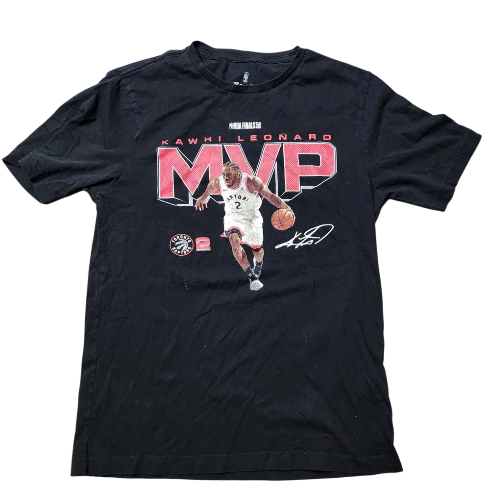 Black MVP Kawhi Leonard NBA Basketball Tee Championship Season Toronto Raptors